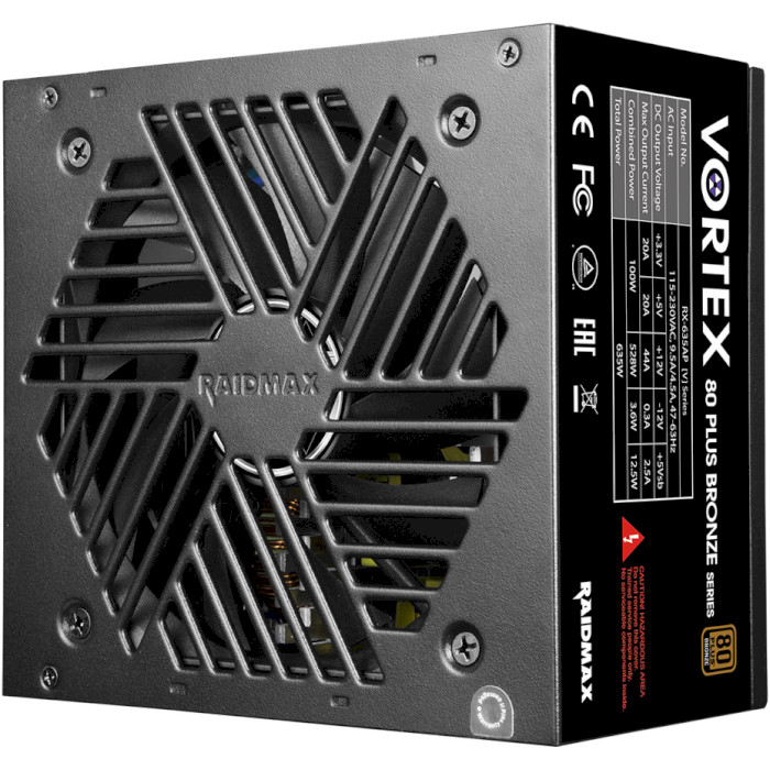 Блок живлення 635W RAIDMAX Vortex Bronze (RX-635AP-V)