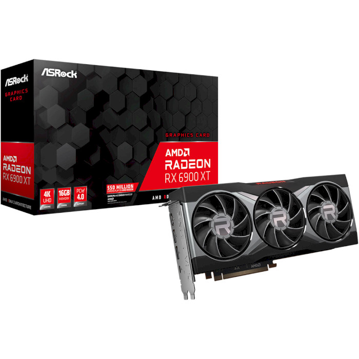 Видеокарта ASROCK Radeon RX 6900 XT 16G (RX6900XT 16G)