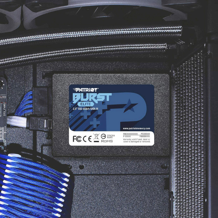 SSD диск PATRIOT Burst Elite 1.92TB 2.5" SATA (PBE192TS25SSDR)