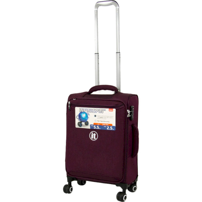 Чемодан IT LUGGAGE Pivotal S Two Tone Dark Red 32л (IT12-2461-08-S-M222)