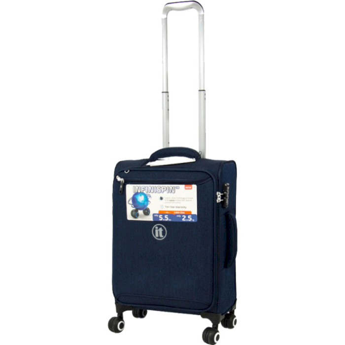 Чемодан IT LUGGAGE Pivotal S Two Tone Dress Blues 32л (IT12-2461-08-S-M105)