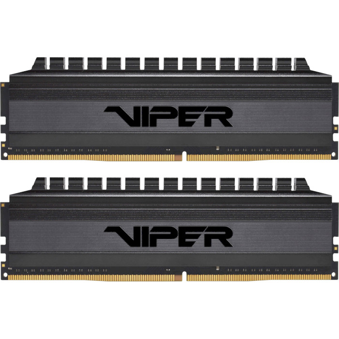 Модуль пам'яті PATRIOT Viper 4 Blackout DDR4 3600MHz 16GB Kit 2x8GB (PVB416G360C8K)