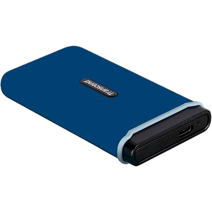 Портативный SSD диск TRANSCEND ESD370C 500GB USB3.1 Navy Blue (TS500GESD370C)
