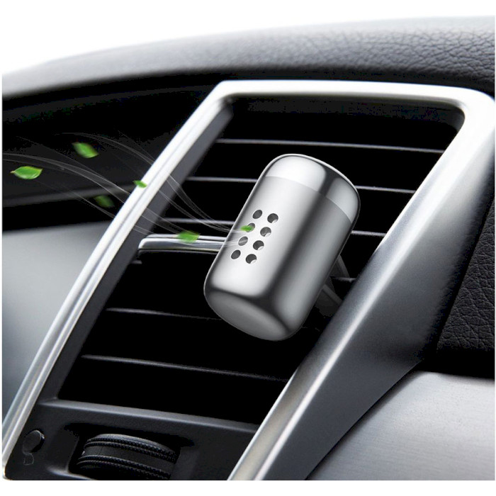 Автомобільний ароматизатор BASEUS Little Fatty In-vehicle Fragrance Silver (SUXUN-PDA0S)