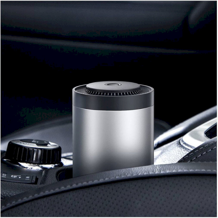 Автомобільний освіжувач повітря BASEUS Ripple Car Cup Holder Air Freshener Silver (SUXUN-BW0S)