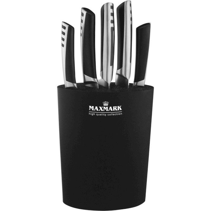 Набір кухонних ножів на підставці MAXMARK MK-K06 6пр