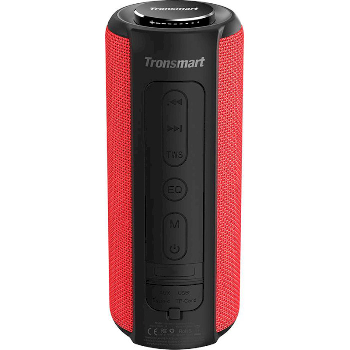 Портативна колонка TRONSMART Element T6 Plus Upgraded Edition SoundPulse Bluetooth Red
