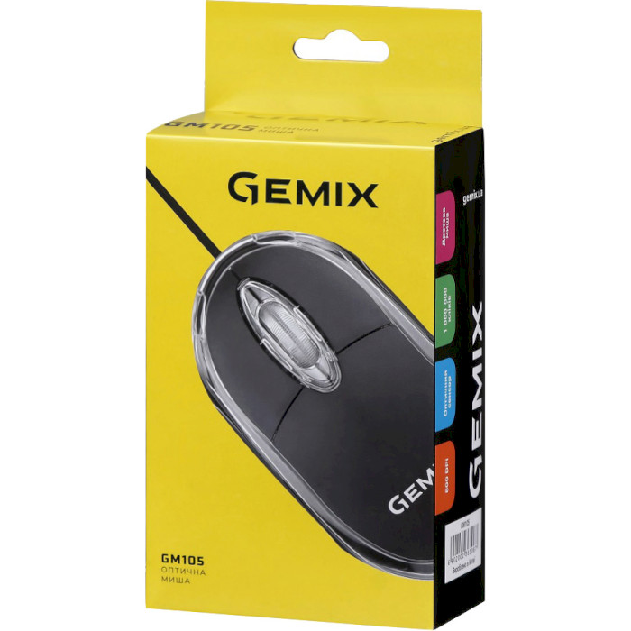 Мышь GEMIX GM105 Black