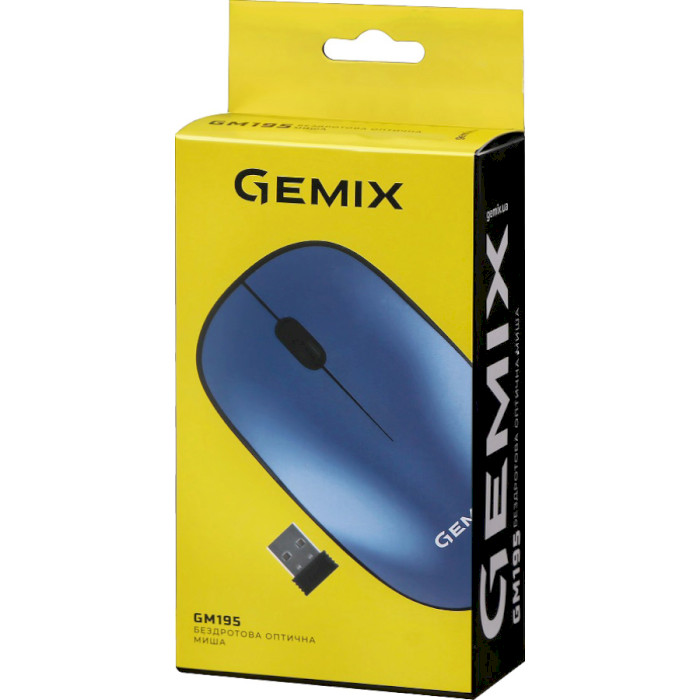 Миша GEMIX GM195 Blue