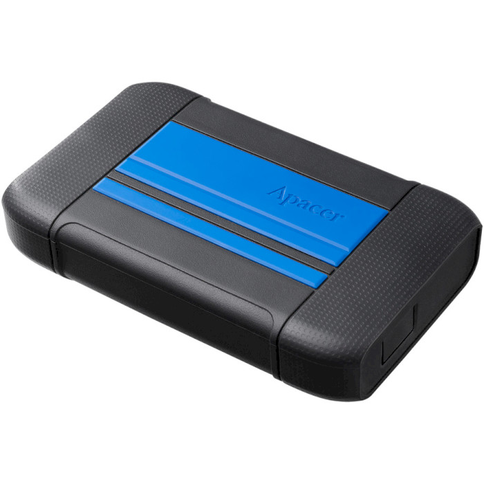 Портативний жорсткий диск APACER AC633 4TB USB3.2 Speedy Blue X Tough Black (AP4TBAC633U-1)