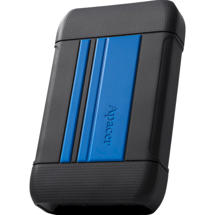 Портативний жорсткий диск APACER AC633 4TB USB3.2 Speedy Blue X Tough Black (AP4TBAC633U-1)
