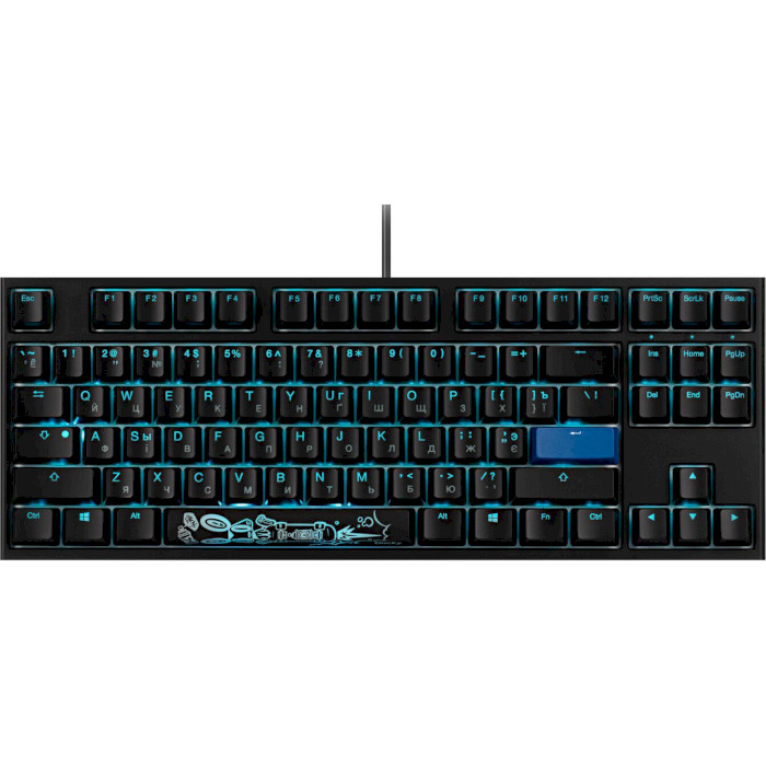 Клавиатура DUCKY One 2 RGB TKL Cherry MX Blue Black/White (DKON1787ST-CURALAZT1)
