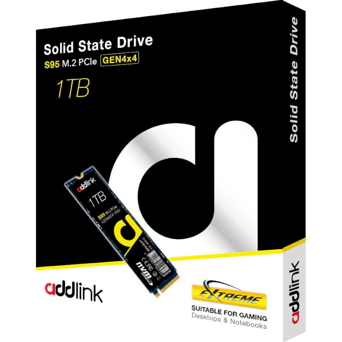 SSD диск ADDLINK S95 1TB M.2 NVMe (AD1TBS95M2P)