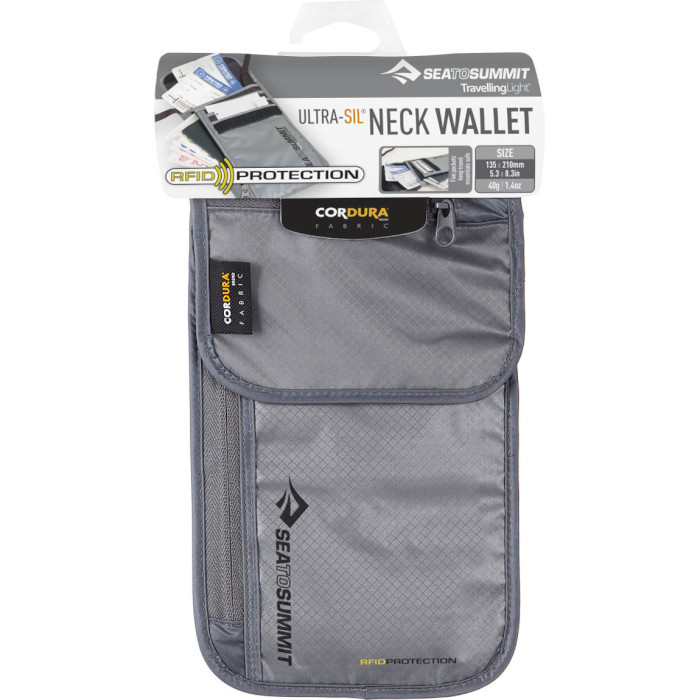 Кошелёк на шею SEA TO SUMMIT Neck Wallet RFID Gray (ATLNWRFID)