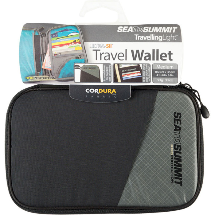 Портмоне SEA TO SUMMIT Travel Wallet Medium Black (ATLTWRFIDMBK)
