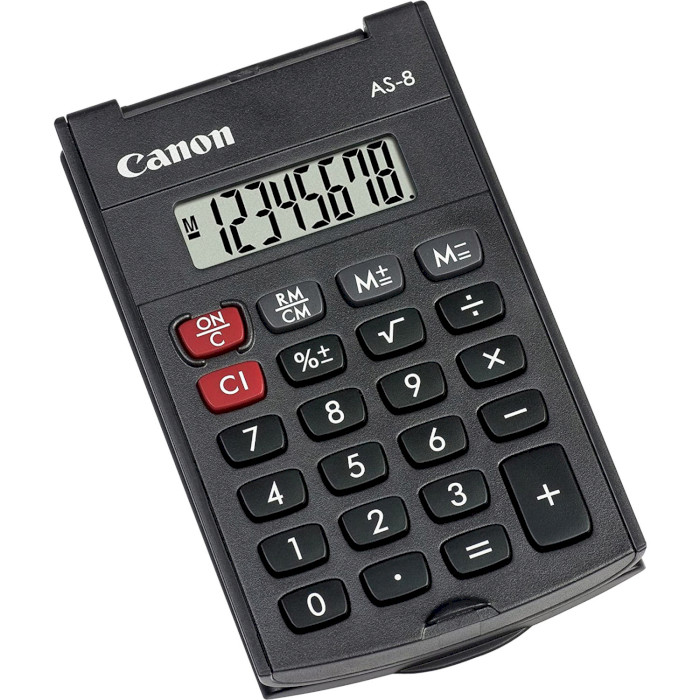Калькулятор CANON AS-8 Black (4598B001)