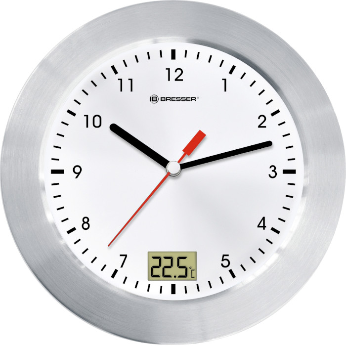 Настінний годинник BRESSER MyTime Bath Bathroom Clock White (8020112)