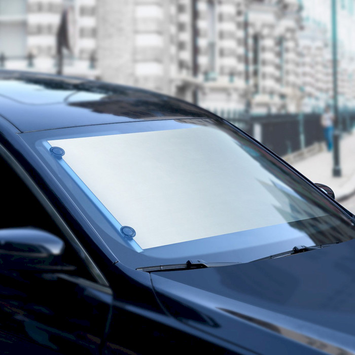 Автомобільна сонцезахисна шторка BASEUS Auto Close Car Front Window Sunshade 58x140 Silver (CRZYD-A0S)