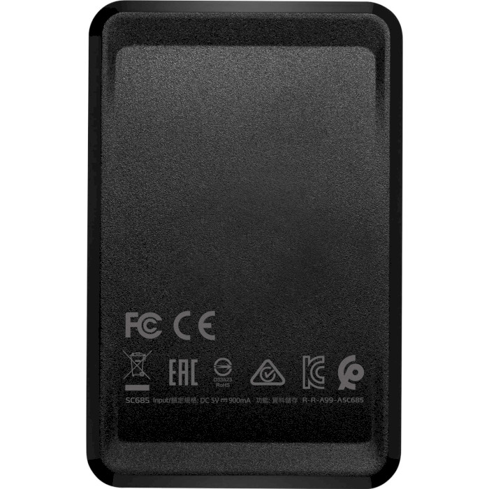 Портативний SSD диск ADATA SC685 2TB USB3.2 Gen1 Black (ASC685-2TU32G2-CBK)