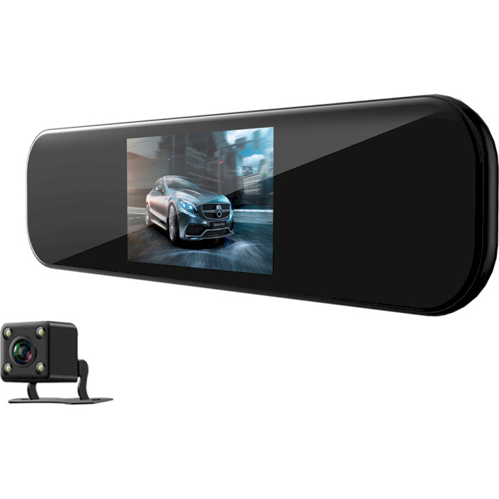 Автомобільний відеореєстратор-дзеркало з камерою заднього виду ASPIRING Reflex 6 (RF152101)