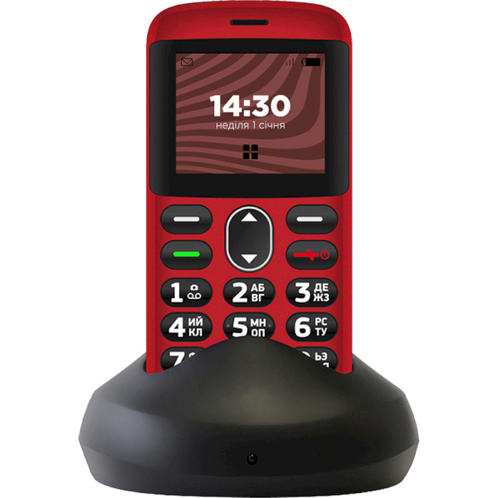 Мобильный телефон ERGO R201 Respect Red