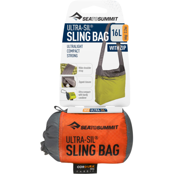 Сумка складана SEA TO SUMMIT Ultra-Sil Sling Bag Orange (AUSLINGBGOR)