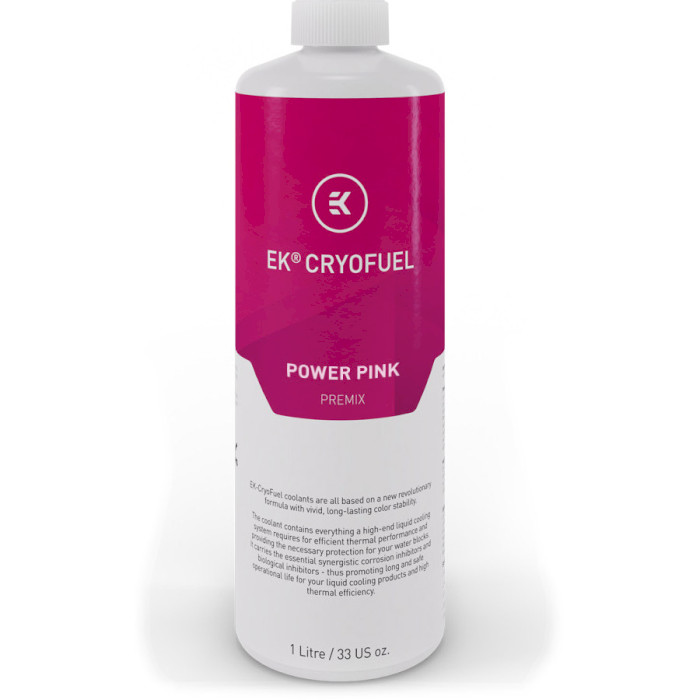 Охолоджуюча рідина EKWB EK-CryoFuel Premix Power Pink 1л (3831109816134)