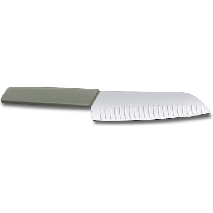 Нож кухонный VICTORINOX SwissModern Santoku Olive 170мм (6.9056.17K6B)