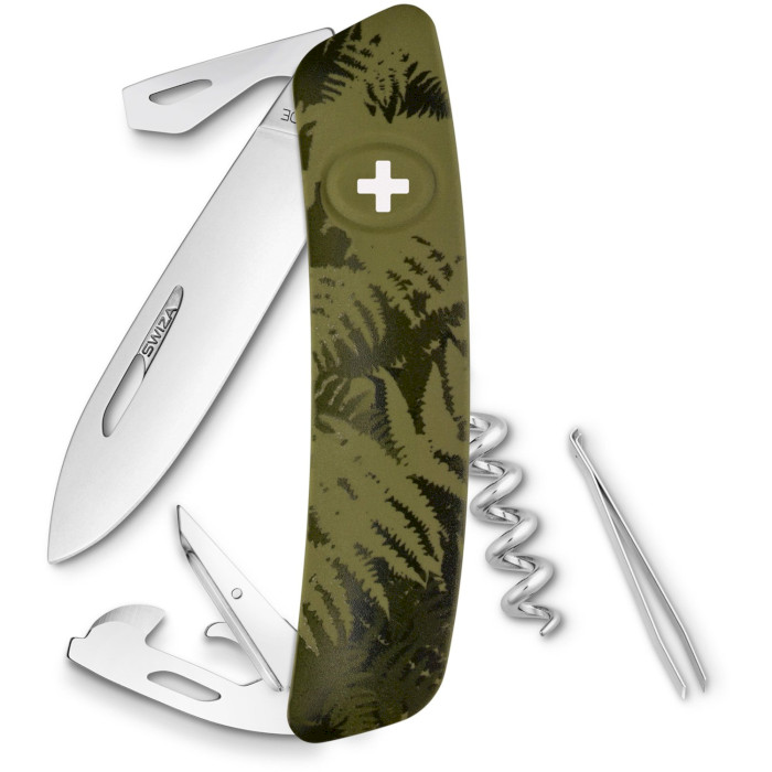 Швейцарский нож SWIZA C03 Olive Fern (KNI.0030.2050)