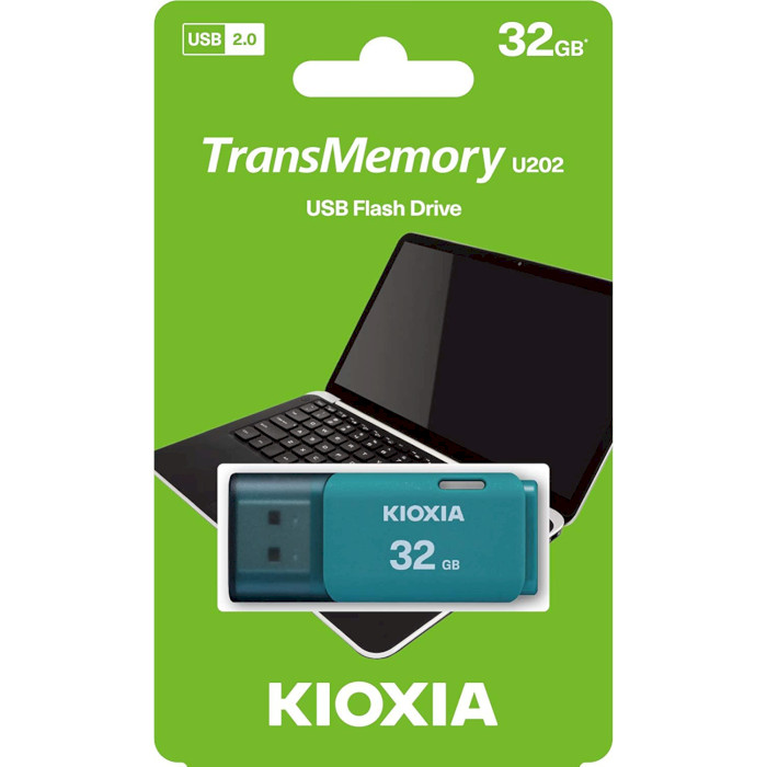 Флэшка KIOXIA (Toshiba) TransMemory U202 32GB USB2.0 Blue (LU202L032GG4)