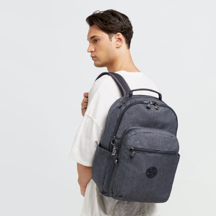 Рюкзак KIPLING Peppery Seoul Active Denim (KI6363:25E)