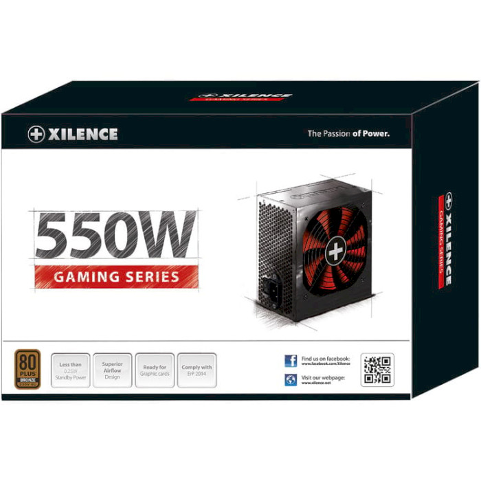 Блок питания 550W XILENCE Gaming XP550R10 (XN215)
