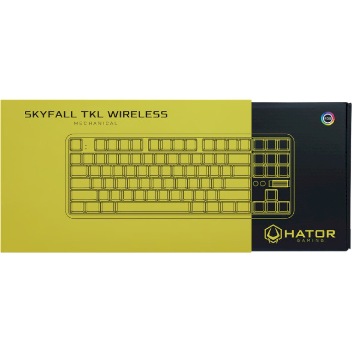 Клавіатура бездротова HATOR Skyfall TKL (HTK-660)