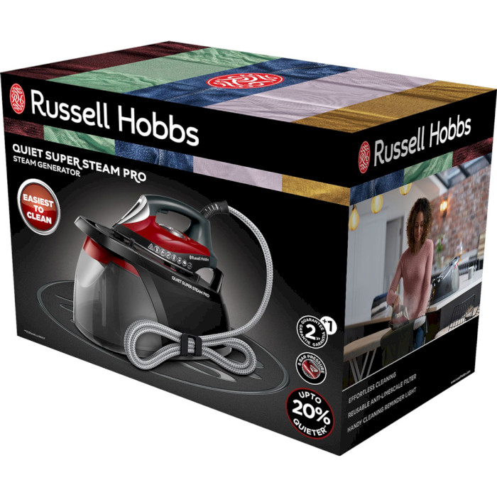 Утюг с парогенератором RUSSELL HOBBS Quiet Super Steam Pro (24460-56)