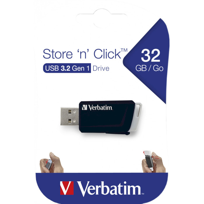 Флэшка VERBATIM Store 'n' Click 32GB (49307)