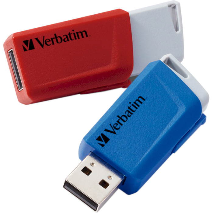 Набор из 2 флэшек VERBATIM Store 'n' Click 32GB USB3.2 (49308)