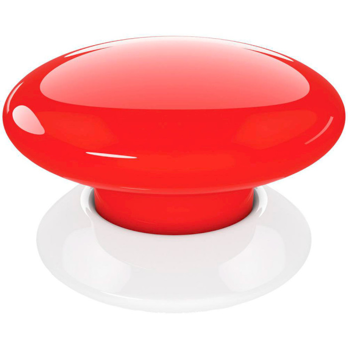 Бездротовий вимикач FIBARO The Button Apple HomeKit Red (FGBHPB-101-3)