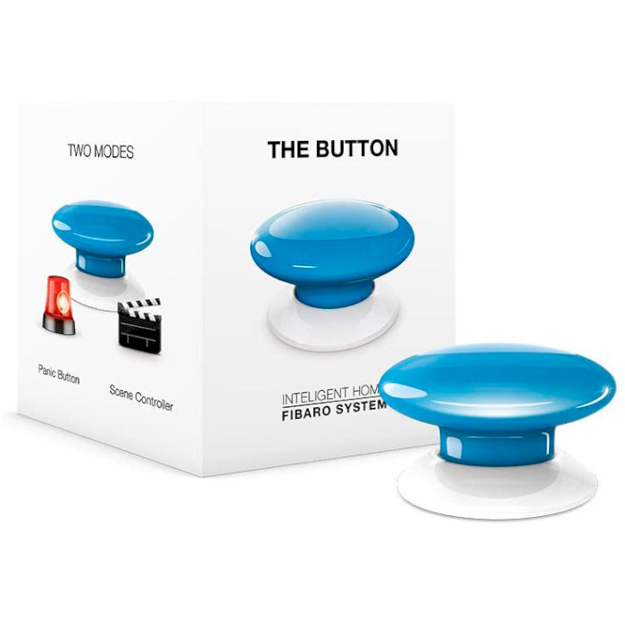 Беспроводной выключатель FIBARO The Button Z-Wave Blue (FGPB-101-6)