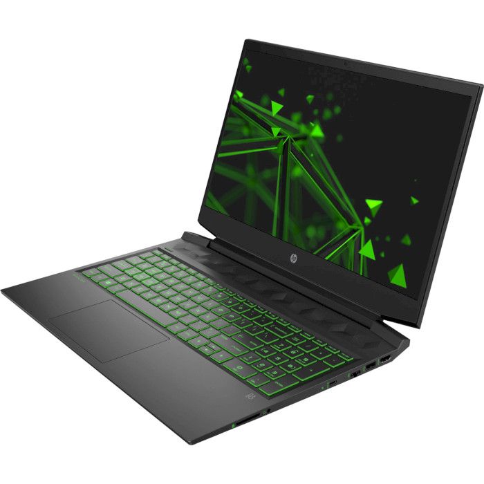 Ноутбук HP Pavilion Gaming 16-a0022ur Shadow Black/Acid Green (2H0Z5EA)