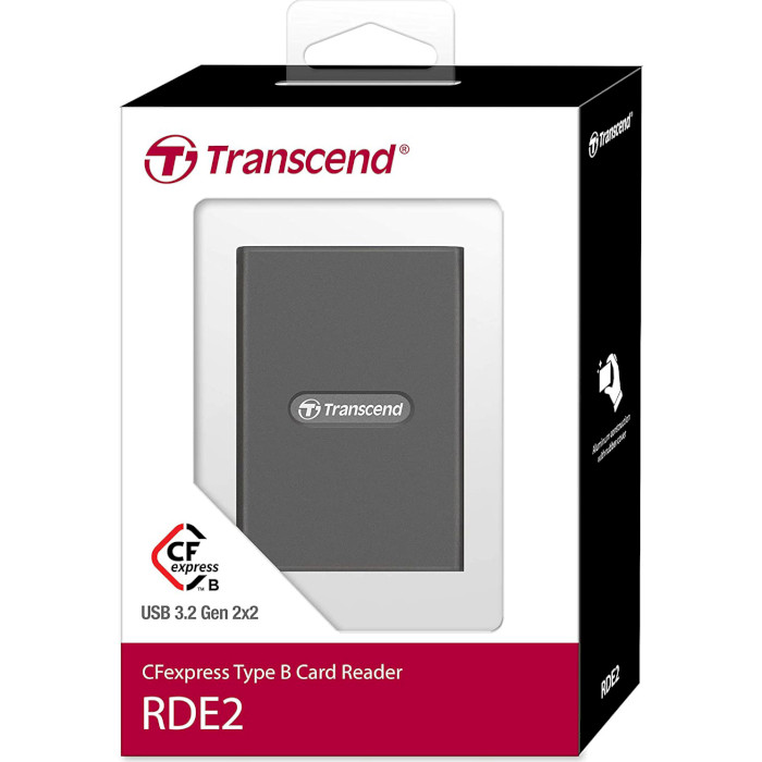 Кардрідер TRANSCEND RDE2 USB 3.2 Gen 2x2 Type-C CFexpress Black (TS-RDE2)