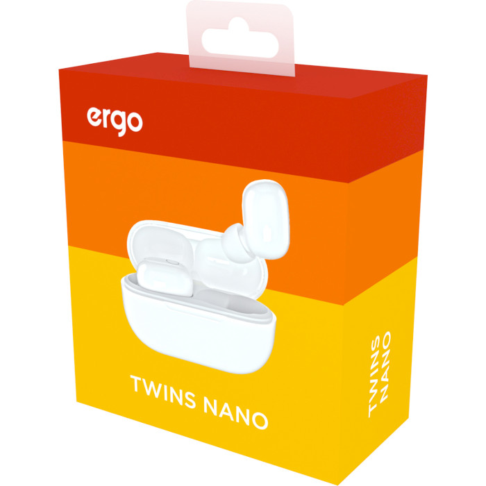 Навушники ERGO BS-510 Twins Nano White