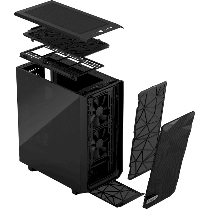 Корпус FRACTAL DESIGN Meshify 2 Compact Dark Tempered Glass Black (FD-C-MES2C-02)