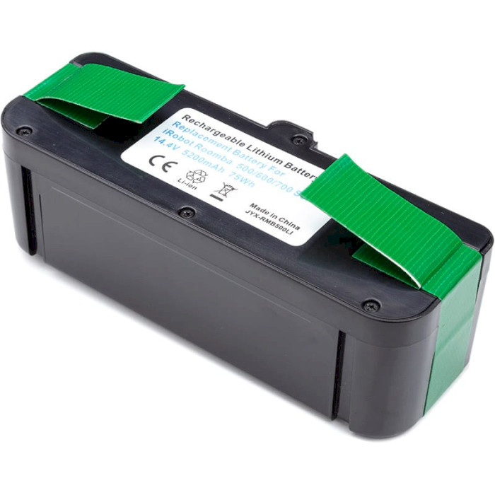 Аккумулятор POWERPLANT для пылесоса iRobot Roomba 500, 600 14.4V 5.2Ah Li-ion (JYX-RMB500LI)
