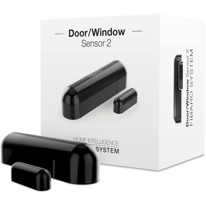 Датчик відкриття вікна та двері FIBARO Door/Window Sensor 2 Black (FGDW-002-3 ZW5)
