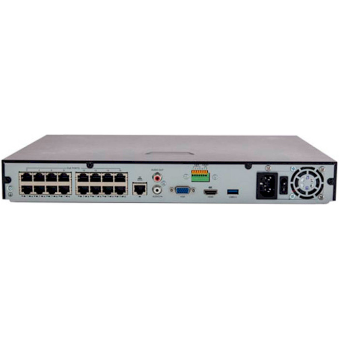 Відеореєстратор мережевий 16-канальний UNIVIEW NVR302-16E-P16-B