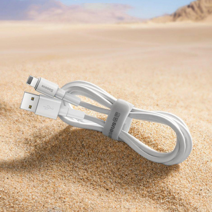 Кабель BASEUS Mini Cable USB for Lightning 1м White (CALSW-02)