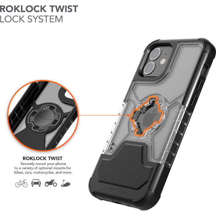 Чохол захищений ROKFORM Crystal Wireless для iPhone 12 mini (306920P)