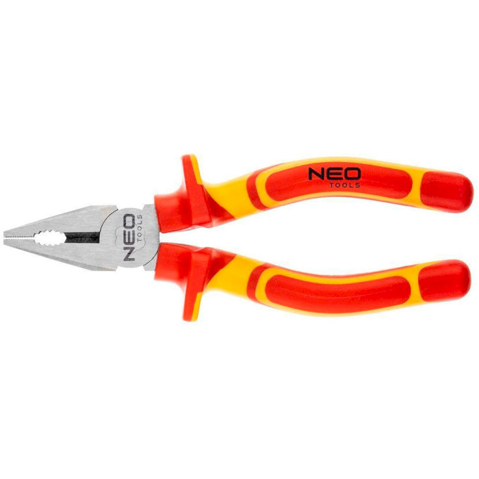 Плоскогубці діелектричні NEO TOOLS VDE 1000V 180мм (01-221)