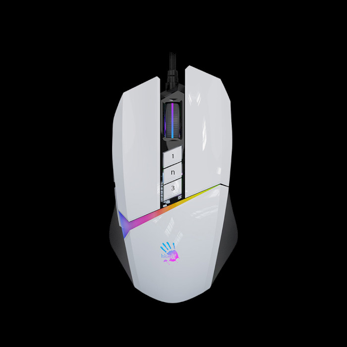 Мышь игровая A4-Tech BLOODY W60 Max Panda White
