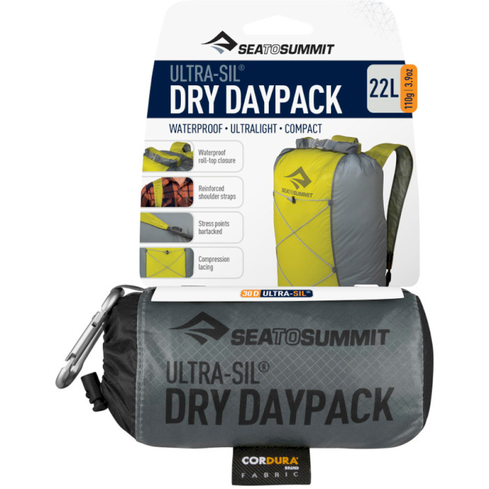 Рюкзак складаний SEA TO SUMMIT Ultra-Sil Dry Daypack 22L Black (AUDDPBK)